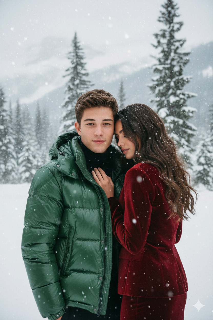 Winter trending Gemini couple prompts Winter trending Gemini couple prompt