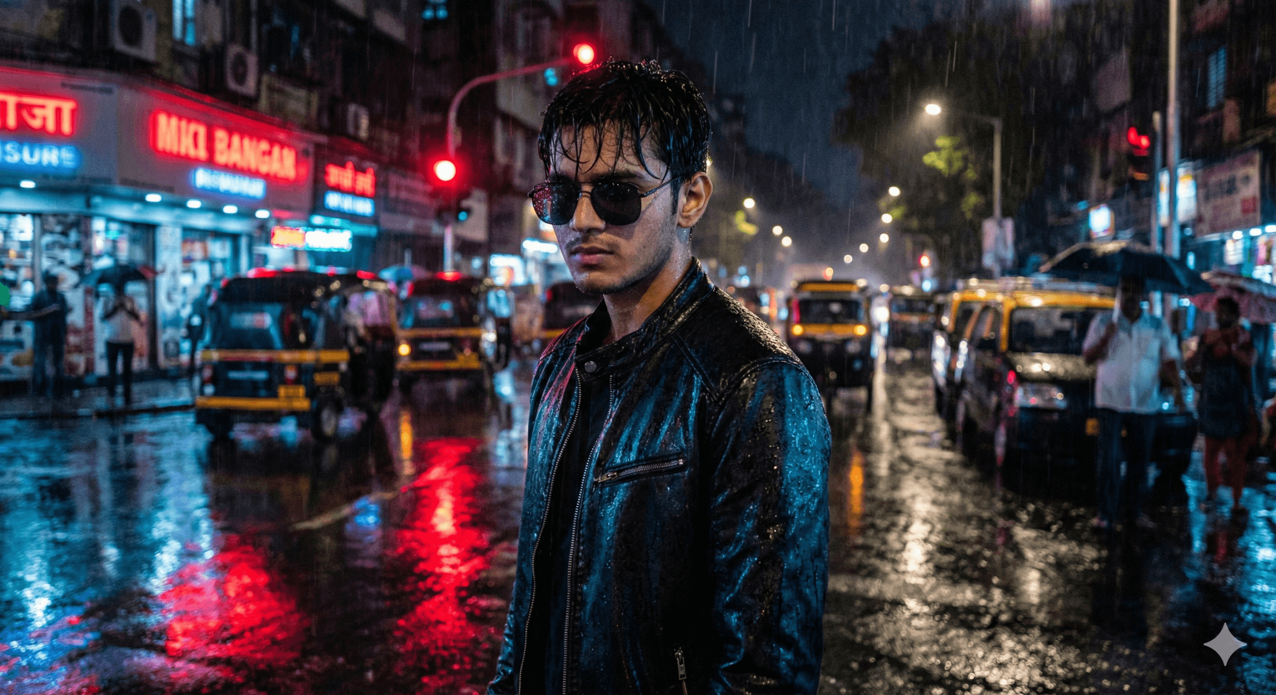 Midnight rain street prompt Midnight rain street prompt