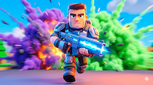 Free AI gaming thumbnail maker example showing 3D fortnite style character with vibrant colors. Free AI gaming thumbnail maker example showing 3D fortnite style character with vibrant colors.