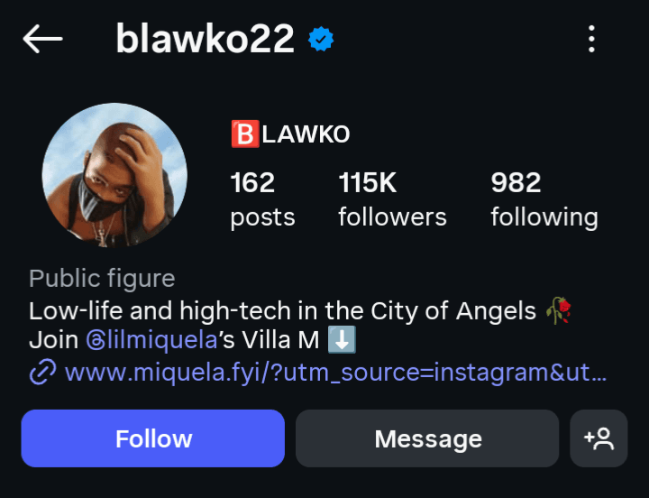 AI man Blawko Male AI influencer