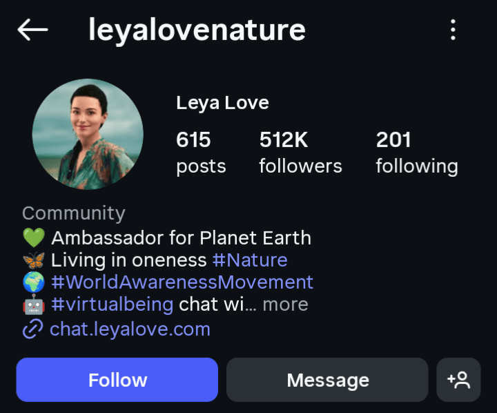 Leya Love Leya Love AI influencer
